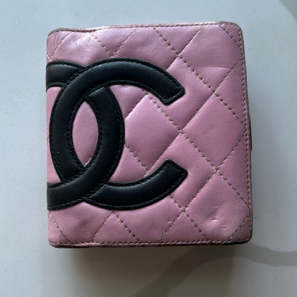 SPECIAL SALE 🔥🔥90’s Vintage Cambon pink bifold wallet